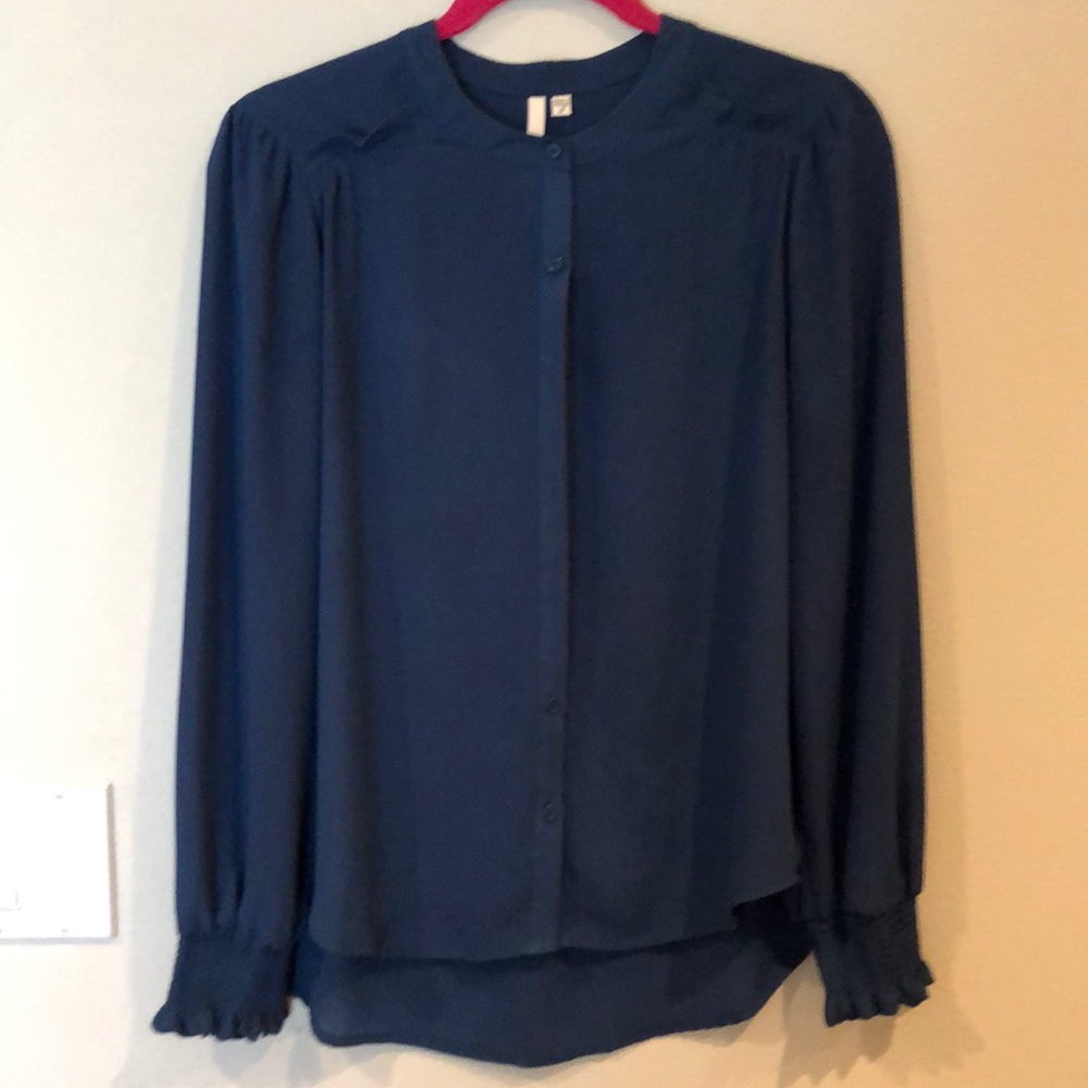 Bellatrix Teal Blouse size small